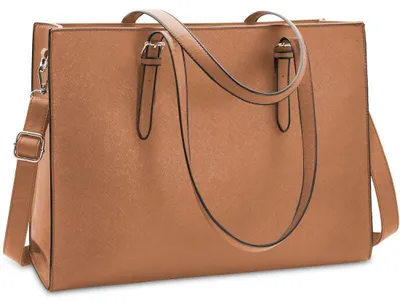 Image de Grand sac à main en cuir noir pour femmes