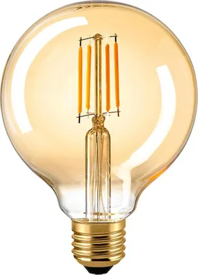 Produktbild von Sigor 6138701 E27 4.5W Globe Filament LED-Kugel, Sockel E27, 4,5 Watt, Warmweiß, 2400 K, dimmbar