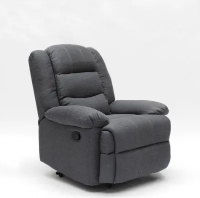 Image de Maura Fauteuil Relaxant Pliable avec Repose-Pieds 4 Roues - Gris