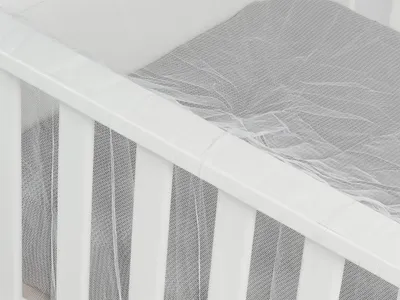 Produktbild von Jollein 00100021, Weiß, Polyester, Baby-Bett, Junge/Mädchen, Handwäsche, 650 mm