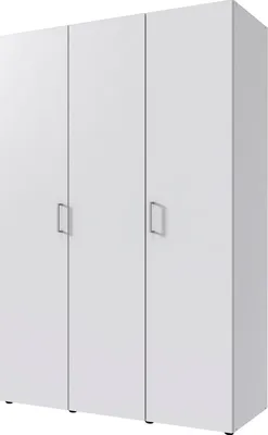 Produktbild von Drehtürenschrank Mugano Kleiderschrank Farbe und Größe wählbarweiß