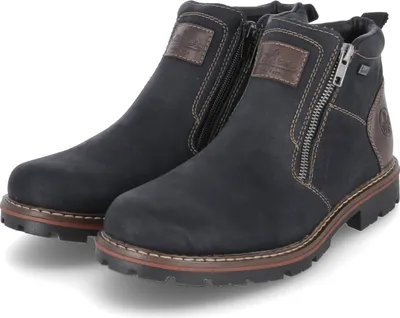 Zdjęcie produktu dla Rieker buty zimowe męskie sztuczna skóra czarny rozmiar: 44