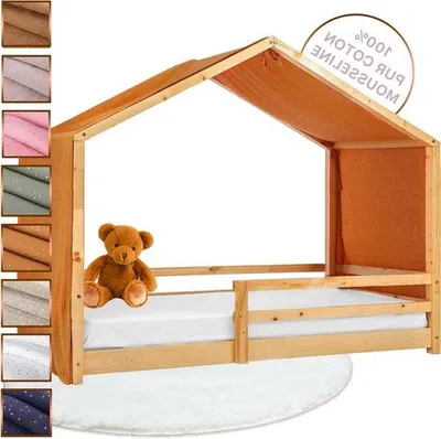 Produktbild von Kinderzimmer Dekoration - 100% Baumwolle - 97B x 402H cm - Kammelbeige