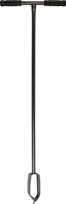 Produktbild von Profi Erdbohrer 12 cm x 120 cm aus geschmiedetem Stahl mit rutschfesten Gummigriffen