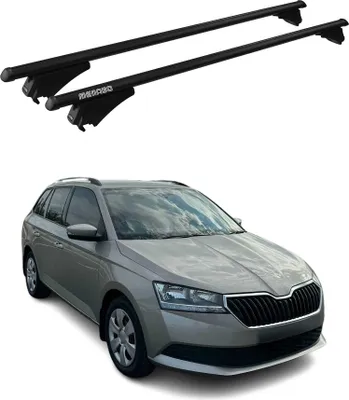 Image de Tiger Barres de toit transversales pour Skoda Fabia III 2015-2025 Noir