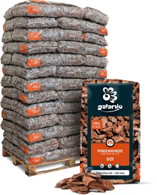 Produktbild von Galamio Rindenmulch Pinie Deko Plus 60l x 39 Sack 2340l Palette