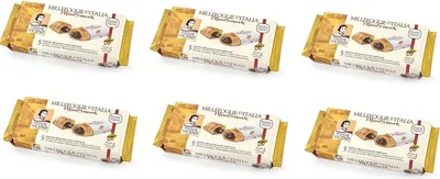 Produktbild von 6x Matilde Vicenzi millefoglie Mini snack nocciola Haselnuss 125g kekse