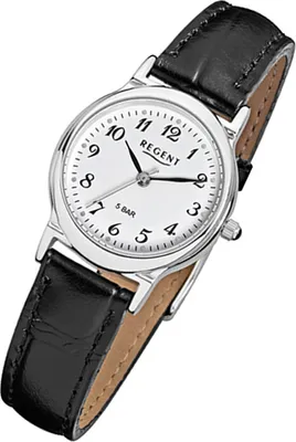 Produktbild von Regent Armbanduhr schwarz F-013 Damen Analog-Quarzuhr URF013