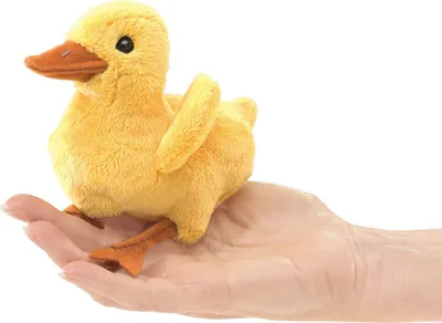 Produktbild von Folkmanis 2764 Fingerpuppe Entenküken