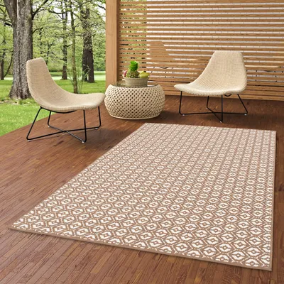 Produktbild von In- und Outdoor Teppich Beidseitig Cape Cod Beige, Größe:160x200 cm