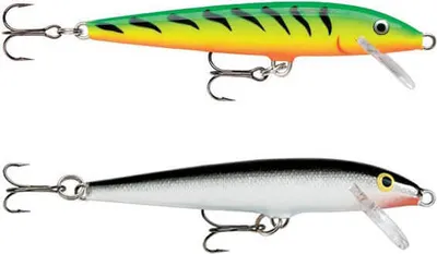Productafbeelding van Rapala Giant Minnow, 70 cm, figuur: groen, geel, grijs. Eén maat