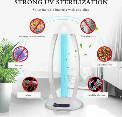 Produktbild von Topchances 38W UV keimtötende Lampe UV Ozon Groß Home Klinik Sterilisation Anti Bakterielle für Haus Schränke Schuhschränke Luftreiniger Reiniger Desinfektion Mikroben und Viren