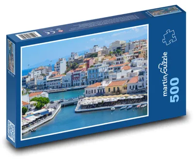 Obrázek produktu pro Puzzle 500 Přístavní město Kréta - martinpuzzle