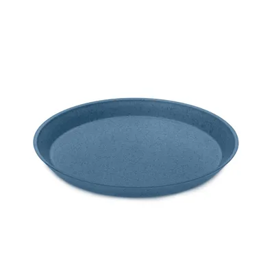 Produktbild von Koziol Kleiner Teller Connect, Speiseteller, Servierteller, Thermoplastischer Kunststoff, Organic Deep Blue, 20,5 cm, 3100675