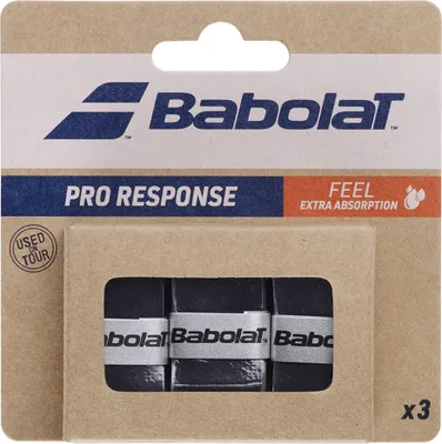 Obrázek produktu pro Babolat Pro Response X3 overgrip omotávka tl. 0,45 mm černá balení 3 ks