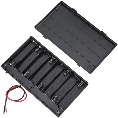 Immagine prodotto di Portabatterie con interruttore ON/OFF per 8 batterie AA, 12 V