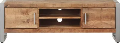 Produktbild von vidaXL TV-Schrank 120x30x40 cm Raues Mangoholz