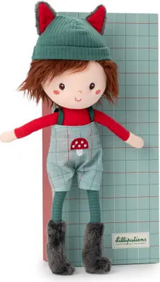 Productafbeelding van Lilliputiens, Louis, stoffen pop met afneembare muts, geschikt voor kinderen vanaf 2 jaar