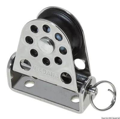 Immagine prodotto di Puleggia, girevole verticale Ø 28 mm linea 8mm, 1 pezzo
