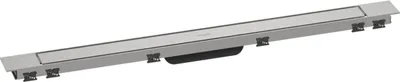 Produktbild von hansgrohe RainDrain Match + Duschrinne 900mm, Edelstahl gebürstet, Fertigset
