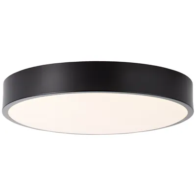 Produktbild von LED Deckenlampe, Ø 33 cm, 12 W, 1500 lm, 3000 K, weiß/schwarz