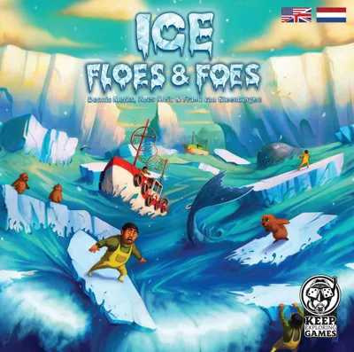 Immagine prodotto di Keep Exploring Games Gioco per famiglie Ice Floes & Foes - Gioco da tavolo per 2-6 giocatori