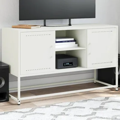 Produktbild von "Rabatt" Mehrzweckschrank/Vitrine/ Highboard - Modernes Design - Senfgelb 100,5x39x107 cm Stahl - Kommoden CC23321