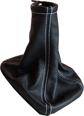 Produktbild von Schaltsack passend für Opel Astra F, Bj. 1991-2002 Weiße Naht Echtes Leder