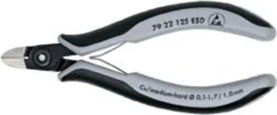 Image de Pince coupante de précision 125 mm n° 7922 ESD Knipex | 4003773061533