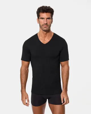 Immagine prodotto di T-shirt Abanderado da uomo a maniche corte con scollo a V A0DGO
