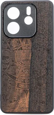 Produktbild von Bewood Holzhülle für Xiaomi Redmi Note 14 5G AZTEC CALENDAR ZIRICOTE