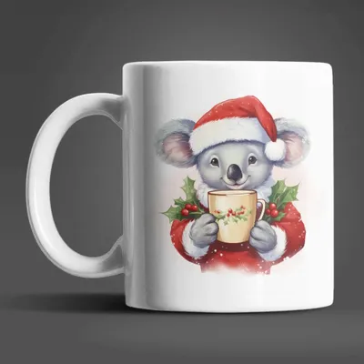 Produktbild von Weihnachten Koala Kaffeetasse Teetasse Tasse Geschenkidee 330 ml