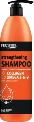 Image de Chantal Prosalon : shampooing fortifiant au collagène, 1 000 ml - Soin capillaire professionnel pour des cheveux sains et forts