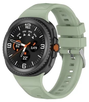 Obrázek produktu pro Pro Samsung Galaxy Watch 8 / 8 Classic / Ultra 2 Ice Crystal Design Silikonový řemínek Green