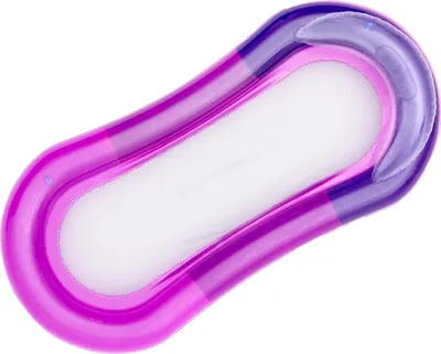 Produktbild von Luftmatratze bzw. Schwimmsessel von Bestway, Wasserhängematte mit 2 Luftkammern, Kopfstütze, Netzboden, 2 Sicherheitsventile, Reparaturflicken, trägt max. 90 kg, (L) ca. 160 cm, in pink