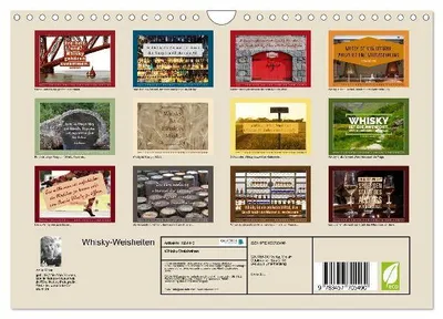 Produktbild von Whisky-Weisheiten (Wandkalender 2026 DIN A4 quer), CALVENDO Monatskalender