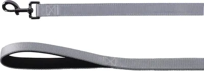 Image de Laisse Flamingo Muni grise, dimensions : 130 cm / 25 mm