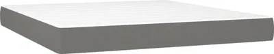 Immagine prodotto di vidaXL Materasso a molle insacchettate grigio scuro 160x200x20 cm tessuto