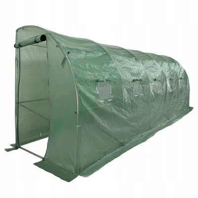 Image de 4iQ Serre adossée 6x1,5m vert
