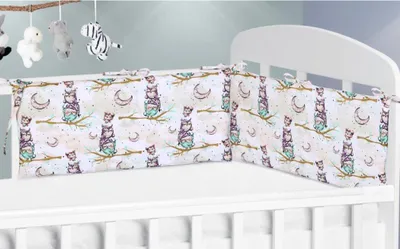 Immagine prodotto di Mantello per culla - 70x28 cm - Beige,Verde,Viola