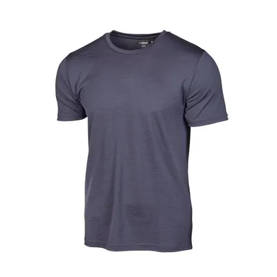 Productafbeelding van Ivanhoe T-shirt, kleur: Caesar staalblauw, voor heren. Gemaakt van 100% extra fijne merinowol. Kleur: blauw
