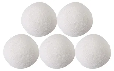 Zdjęcie produktu dla Wielokrotnego użytku piłki do czyszczenia basenu, absorbujące olej, ekologiczna gąbka, 5 sztuk