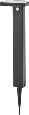 Produktbild von Prios LED-Solar-Wegelampe Tarlson, eckig, anthrazit, Sensor