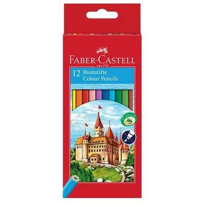 Productafbeelding van Faber-Castell kleurpotloden, set van 5 stuks
