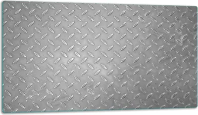 Produktbild von Glasschneidebrett Herdabdeckplatte Glaskeramikkochfeld Universal 52x30 cm, Schwarz Mosaik