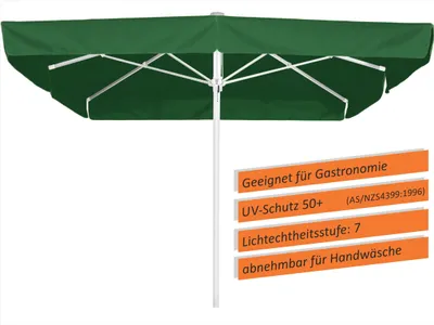 Produktbild von Schneider Sonnenschirm QUADRO 300x300 cm grün 111-11