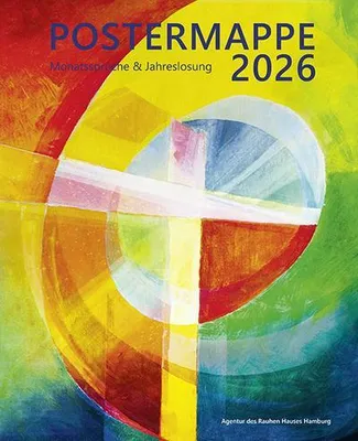 Produktbild von Großformatige Postermappe mit 13 Postern zur Jahreslosung 2026 – Biblische Motive