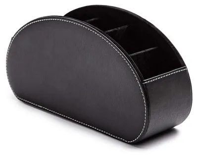 Immagine prodotto di Omgoods - Portachinelle in ecopelle - Organizer con 5 scomparti - Nero