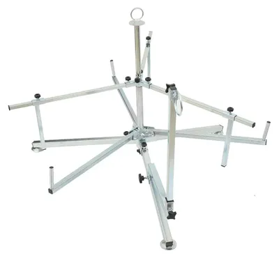 Produktbild von PEX Rohrabroller - Rohr Decoiler - Schwerlast 100 kg Traglast - Klappbar - Für Fußbodenheizungsrohre - Aus legiertem Stahl