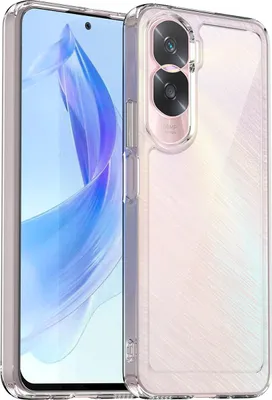Image de Etui pour Honor 90 Lite transparent, étui de protection antichoc en silicone TPU Transparent